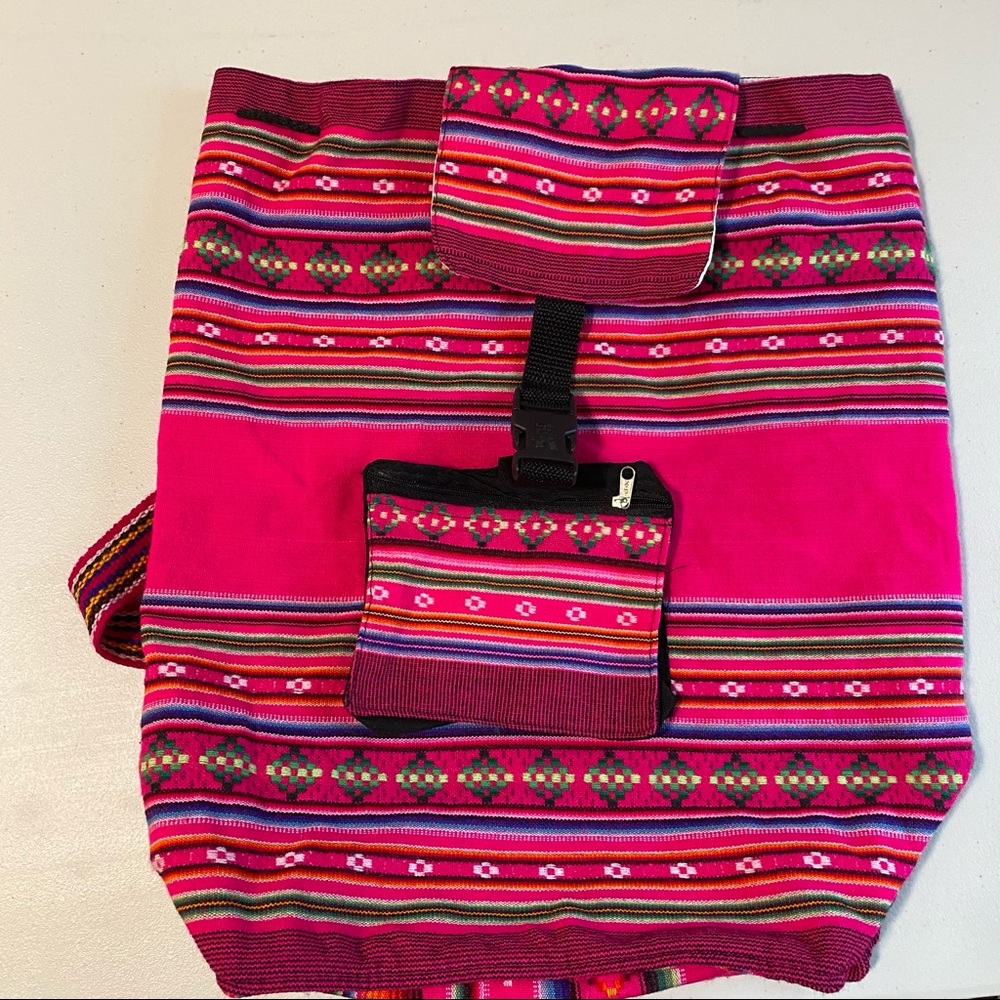 Colombian backpack beach bag light
